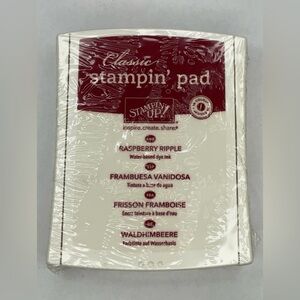 Stampin' Up! Classic Rasperry Ripple Ink Pad-New/Retired/Waterbased